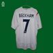 England VM 2006 hjemme retro tr&oslash;je Umbro i st&oslash;rrelse XL med David Beckham p&aring; ryggen 4537 FOTO 1