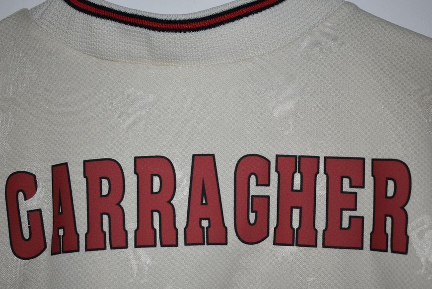 Liverpool 1996-1997 wyjazdowa koszulka Reebok w rozmiarze XL z Jamie Carragher na plecach 4785 ZDJECIE