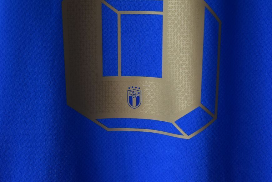 Italy 2022 home Puma shirt in size M with Sandro Tonali on the back 4741 PHOTO