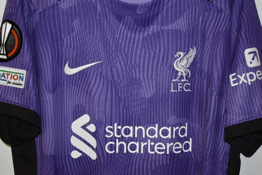 Liverpool 2023-2024 3-cia koszulka Nike w rozmiarze L z Dominik Szoboszlai na plecach 4786 ZDJECIE