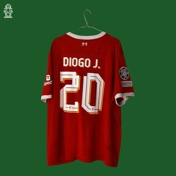 Liverpool 2023-2024 hjemmebanetr&oslash;je Nike str. XXXL med Diogo Jota 4886 FOTO