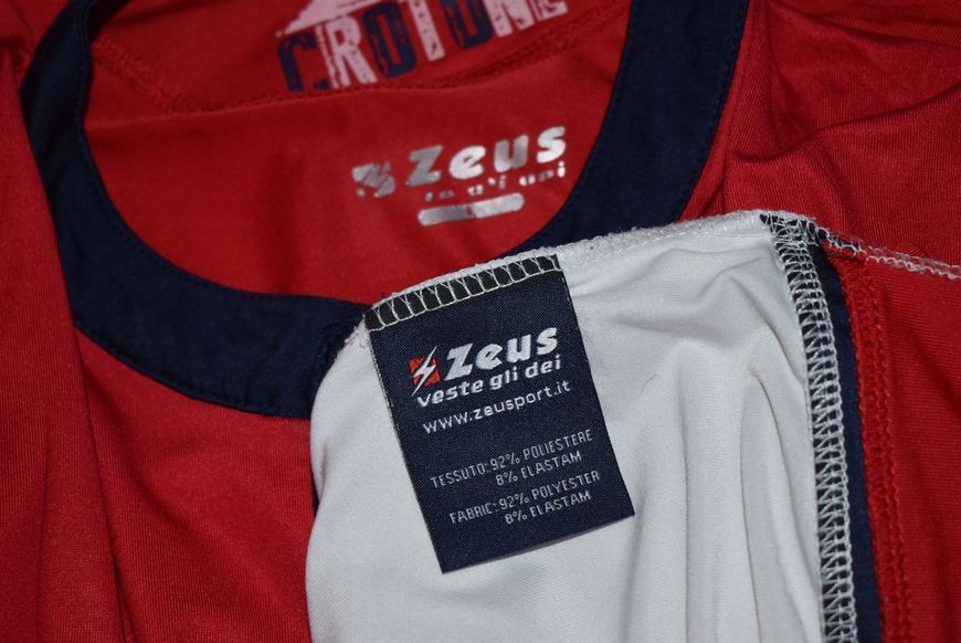 Crotone 2016-2017 wyjazdowa koszulka Zeus w rozmiarze L 4594 ZDJECIE
