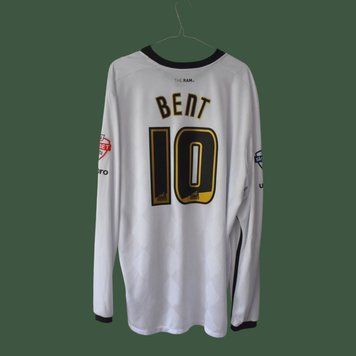 Derby County 2015-2016 domowa koszulka z długim rękawem Umbro w rozmiarze XXL z Darren Bent na plecach 5078 ZDJECIE
