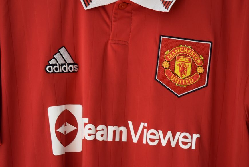 Manchester United 2022-2023 hjemmebanetr&oslash;je Adidas XL med Cristiano Ronaldo 4887 FOTO