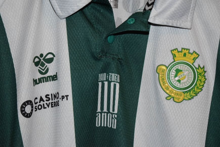 Vit&oacute;ria Set&uacute;bal 2020-2021 domowa koszulka Hummel w rozmiarze S 4595 ZDJECIE