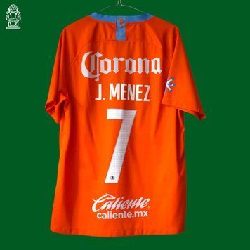 Club Am&eacute;rica 2018-2019 3-cia koszulka Nike w rozmiarze L z Jeremi Menez na plecach 4597 ZDJECIE