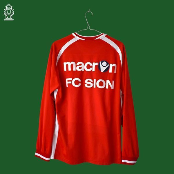 FC Sion 2007-2008 training sweatshirt Macron size S 4933 PHOTO
