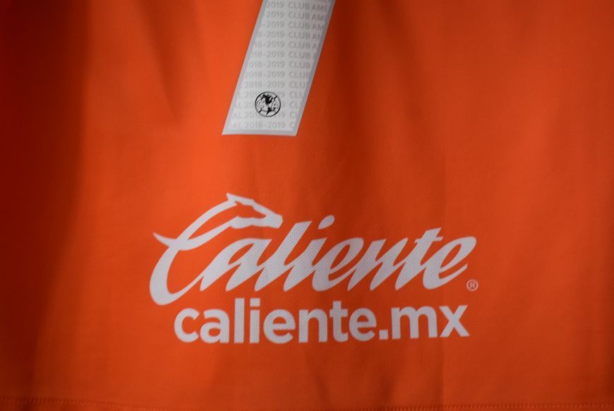 Club Am&eacute;rica 2018-2019 tredje Nike tr&oslash;je i st&oslash;rrelse L med Jeremi Menez p&aring; ryggen 4597 FOTO
